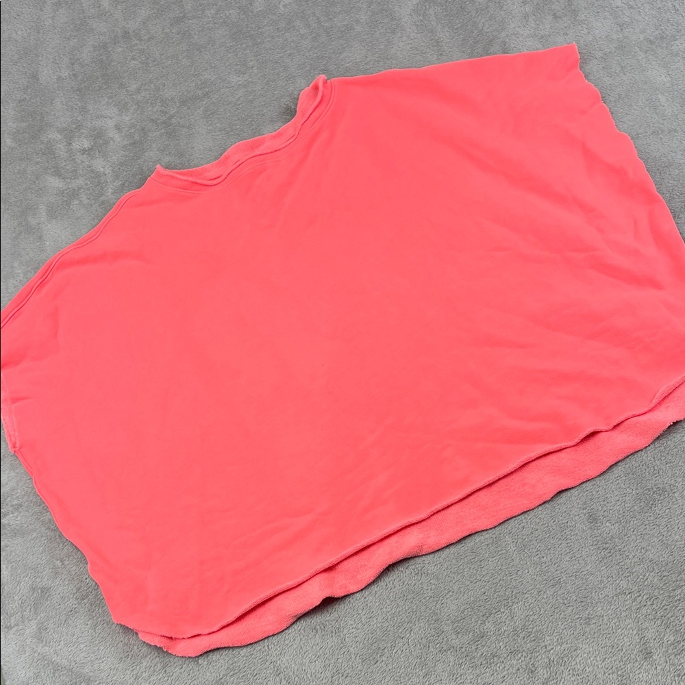 NEW Frank & Eileen One Size 100% Cotton Pink Funnel Neck Capelet Made in USA